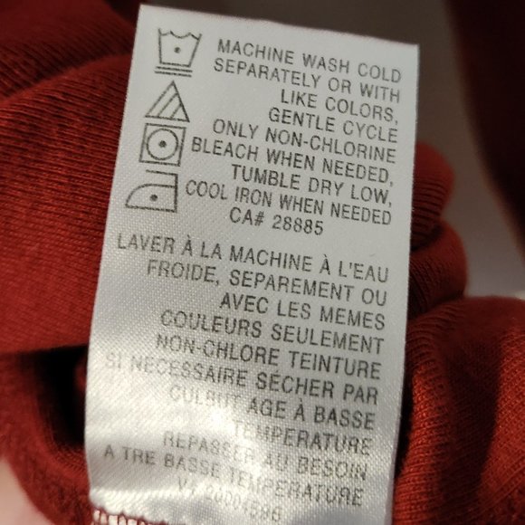 Penmans Women's Red Long Sleeve Shirt, XL - Picture 5 of 5